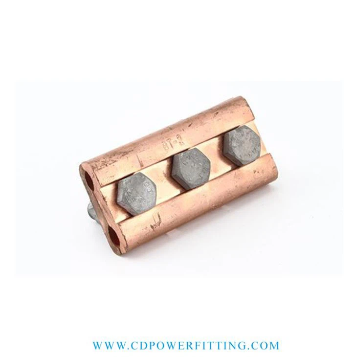 Clemă cu canelură paralelă din cupru